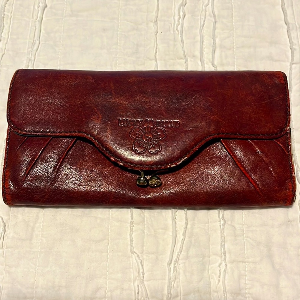 LUCKY BRAND Skiver ITALIAN LEATHER WALLET CLUTCH